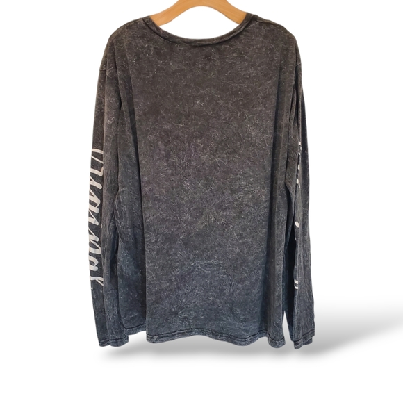 OnFire "I'm not perfect" Original Long Sleeve Cotton Graphic Logo Tee Black 2X - Picture 2 of 5